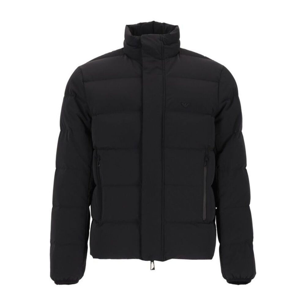 Emporio Armani Men Water-Repellent Quilted Down Jacket